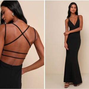 LULU's Sexy Prom Wedding Elegant Classic One Shoulder Mermaid Trumpet Maxi